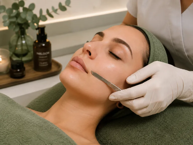 Dermaplanning facial para exfoliación de la piel en InBloom Estética Zaragoza
