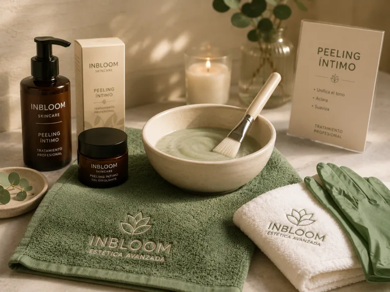 Tratamiento de peeling íntimo en InBloom Estética Zaragoza